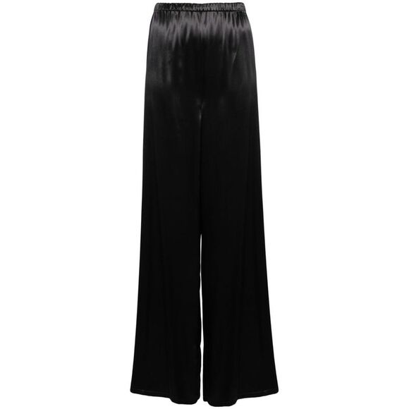 Ferragamo Women Satin Wide Leg Trousers